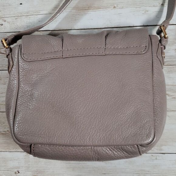 Marc By Marc Jacobs Classic‎ Q Isabelle Cement Leather Cross Body Bag Purse - Picture 3 of 10